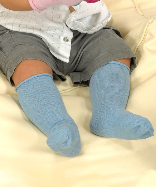 Socks in silk for babies