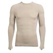 Long sleeved top in silk for men