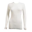 Long sleeved top in silk for women