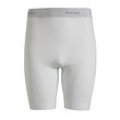 Shorts in white viscose for men