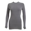 Long sleeved top in viscose for women