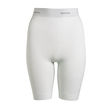 Shorts in white viscose for women