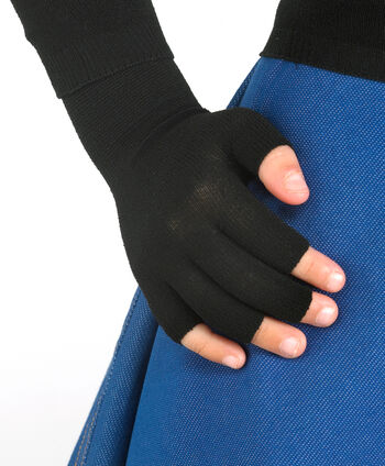 Gloves (half 5-digit) in WEB for boys and girls